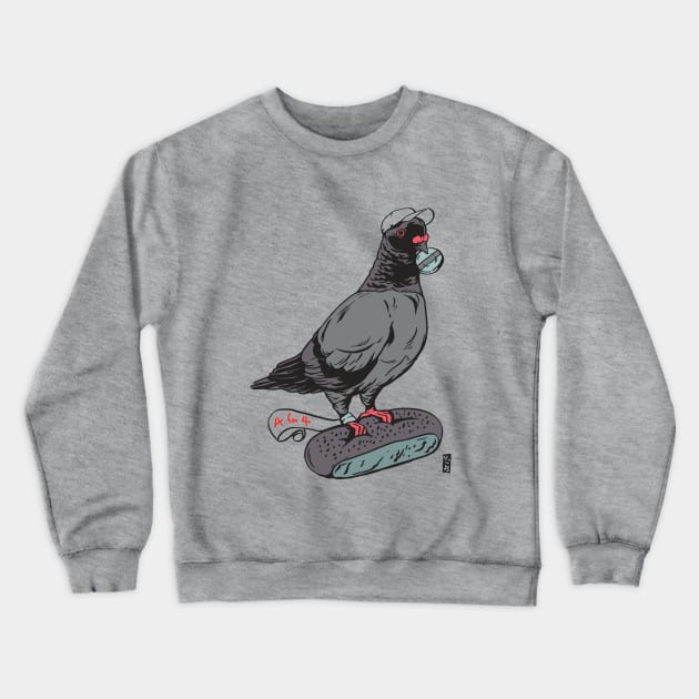 Philly Pigeon Crewneck Sweatshirt by Thomcat23